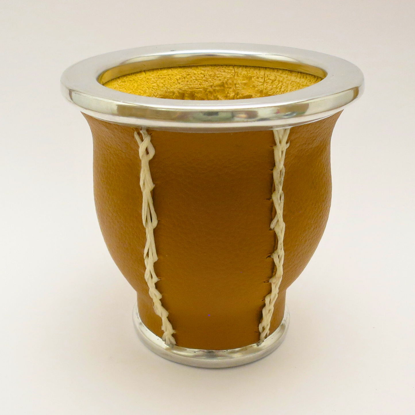 Mate de Calabaza | Cuero Oscuro