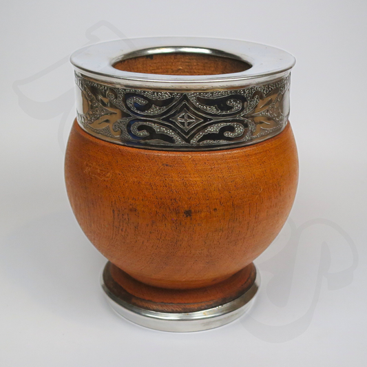 Mate | Carob Wood with Stainless Steel